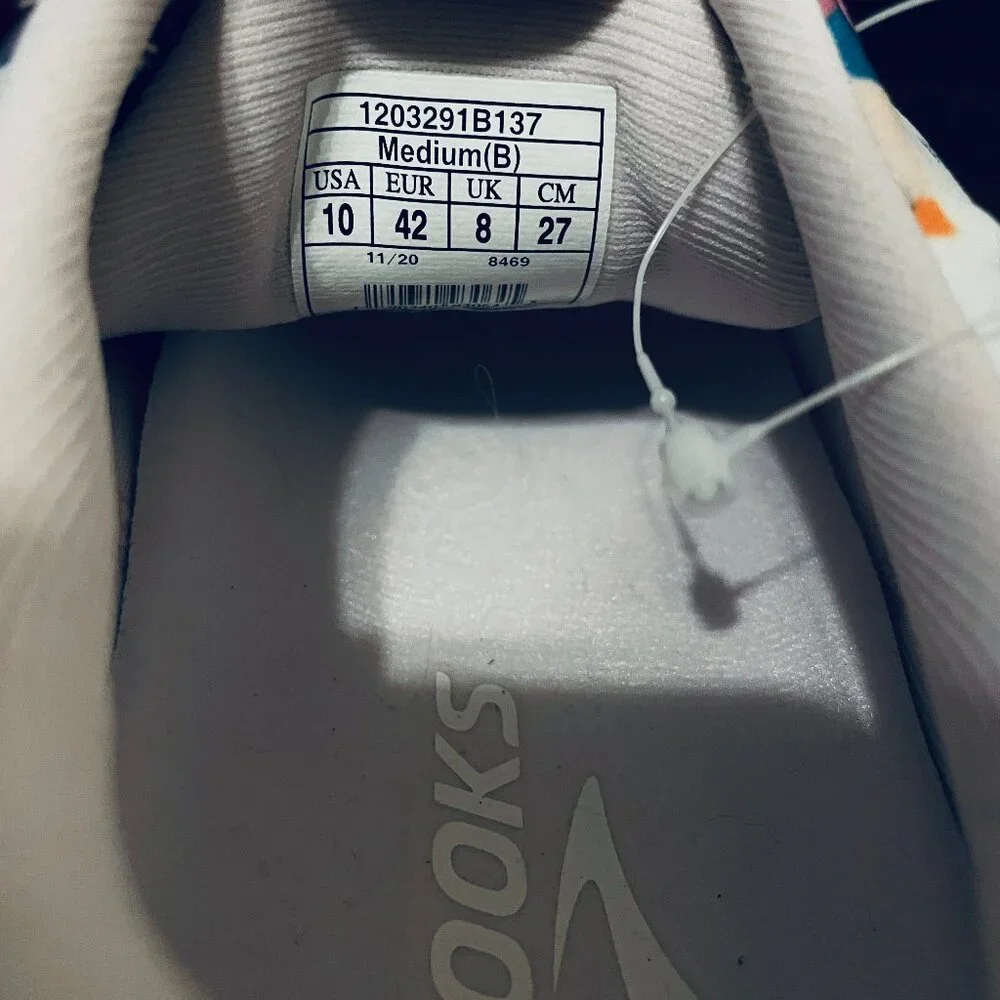 NEW Brooks Adrenaline GTS 21 Running Shoes Rare Colorway Womens 10 US 42 EUR - Picture 12 of 16